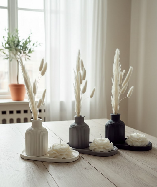 Monochrome Ribbed Suite